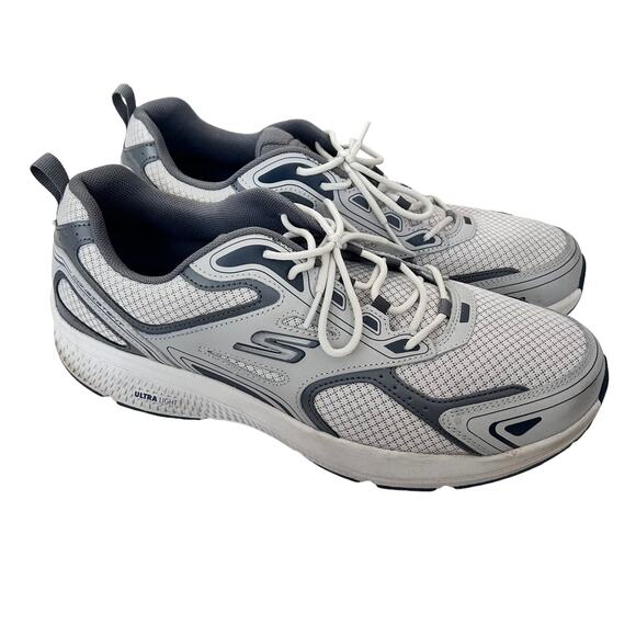 Skechers GOrun Consistent Gray Running Sneakers Sz 13 - Picture 1 of 10